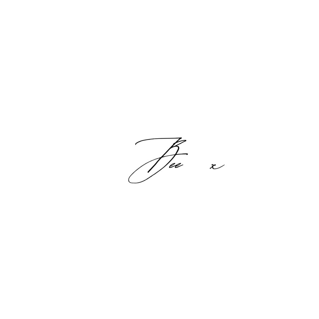 Bee: Motherhood, Mind and a World of Adventure White Minimalist Simple Initial Logo 2 1024x1024